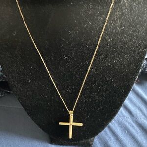 Elegant Gold Cross Necklace